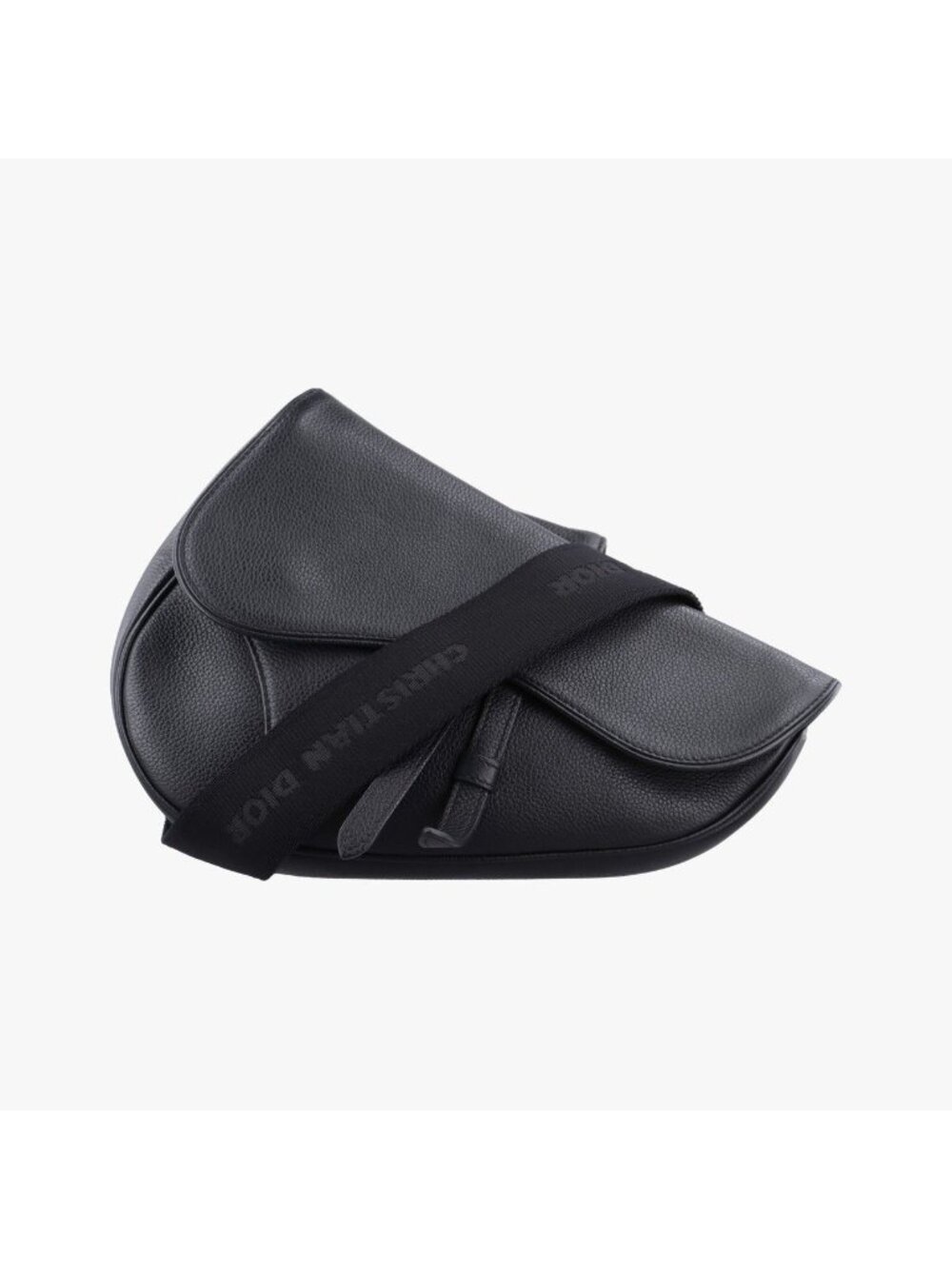 Dior Saddle Black Leather Shoulder Bag